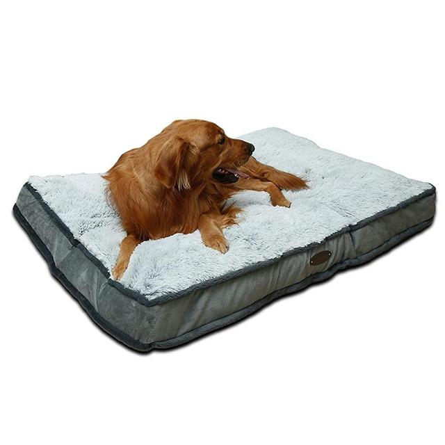 DEBANG HOME Waterproof Dog Bed,Large Dog Bed for Large Dogs,Dog Beds for Medium Dogs,Small Dog Bed,Calming Dog Bed,Anxiety Comfy Durable Pet Beds with Removable Washable Cover