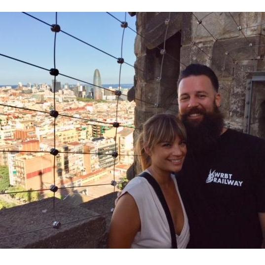 High in the towers of the La Familia de Grada in Barcelona.