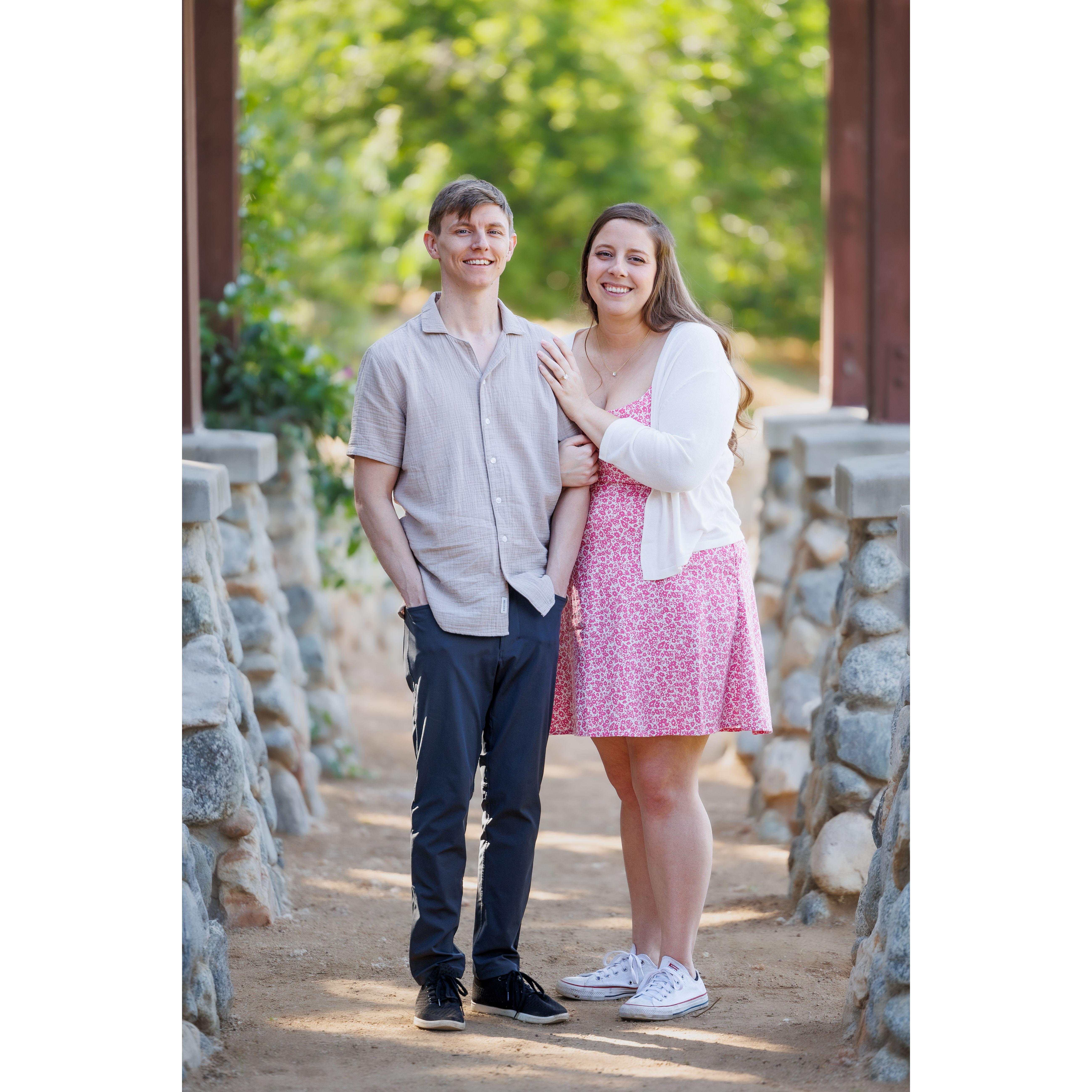 A photo from our engagement shoot!
