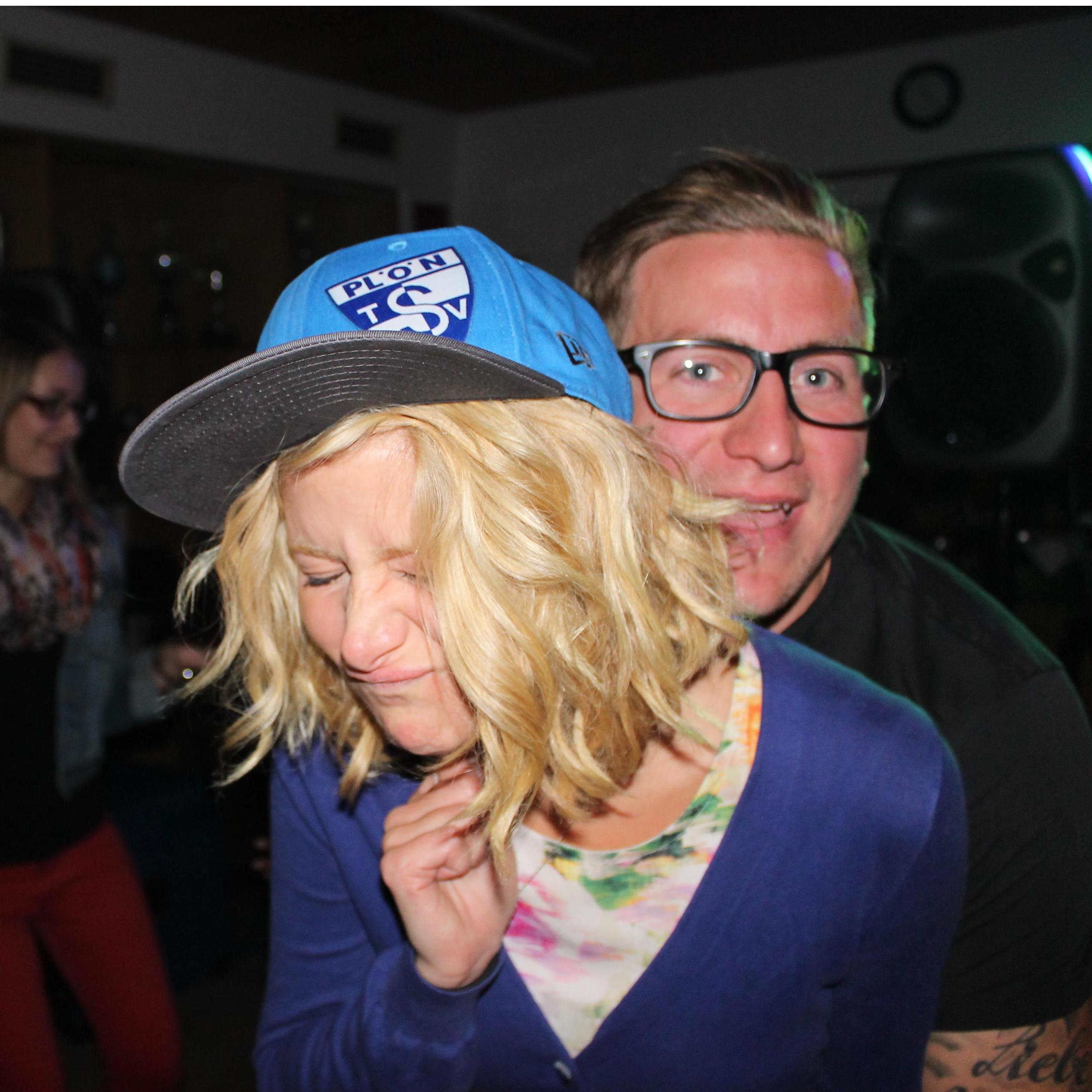 Nils' 30th bday (2013), and together for only a few months here.