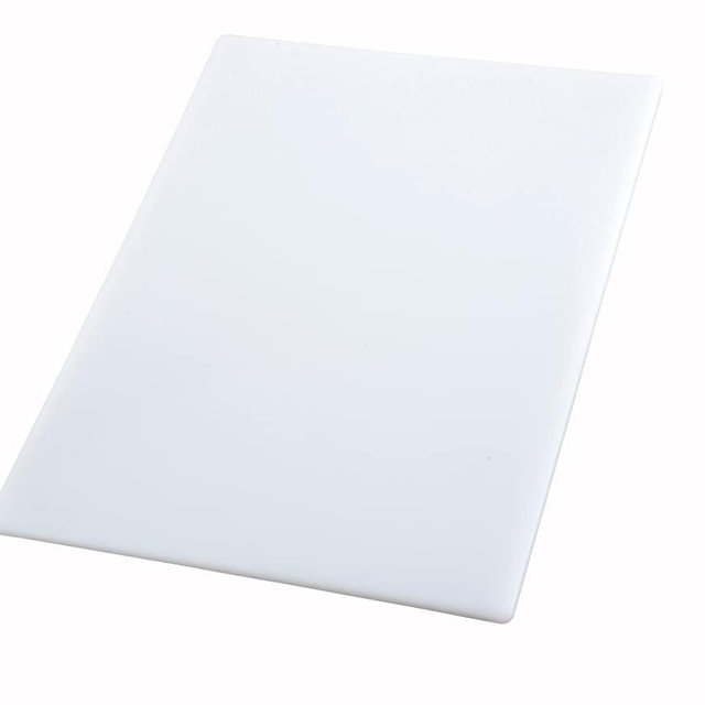 Winco CBWT-1218 Cutting Board, 12 by 18 by 1/2-Inch, White