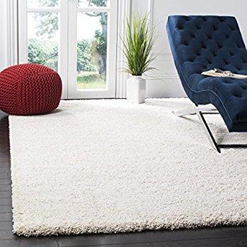 Safavieh California Shag Collection SG151-1212 Ivory Area Rug (8' x 10')