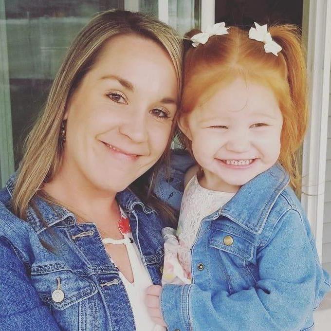 Aunt Jen and Emma - Easter 2019