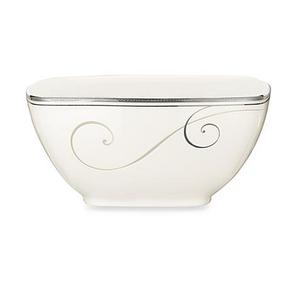Noritake® Platinum Wave Medium Square Bowl
