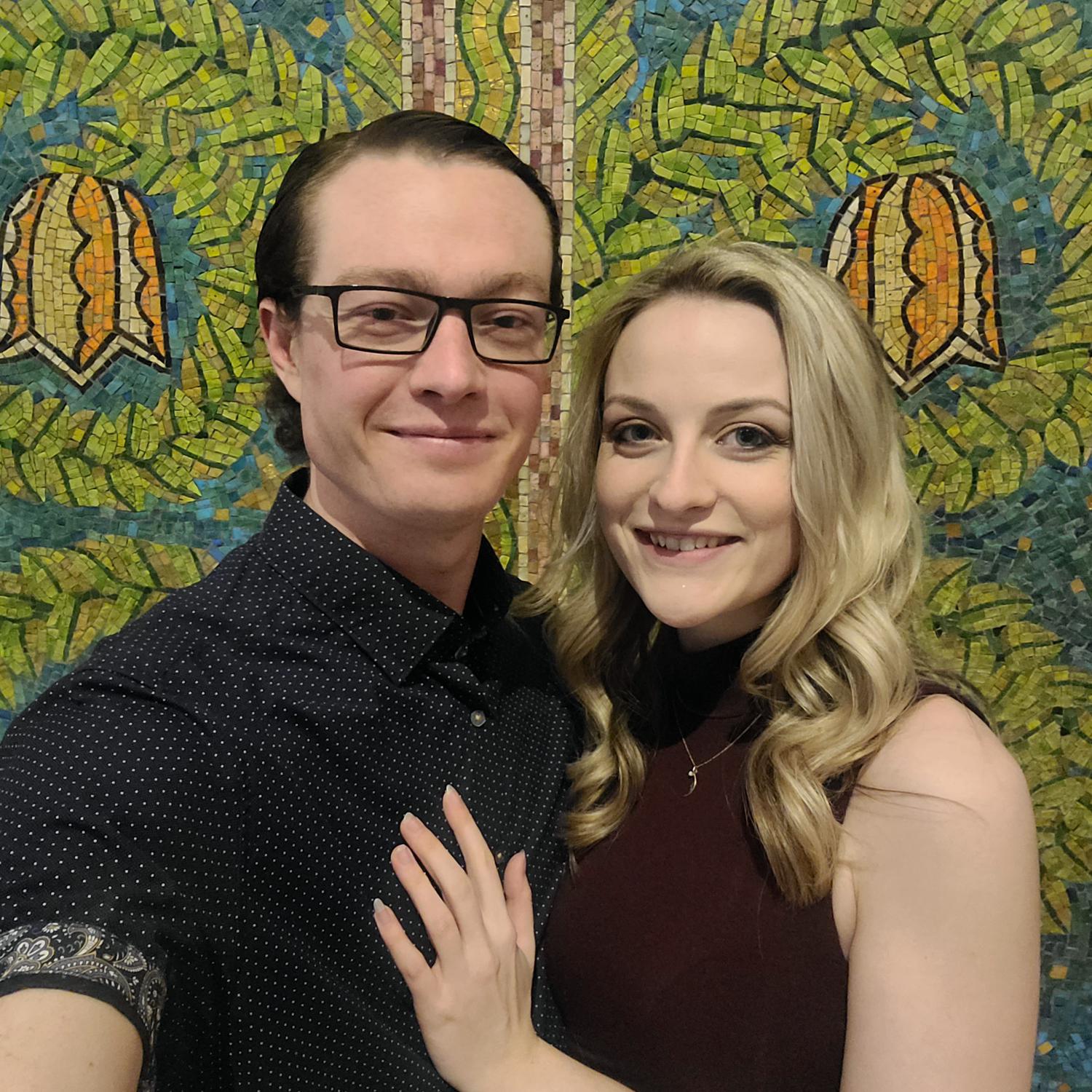 The Fisher Building in Downtown Detroit - Our first "fancy" date