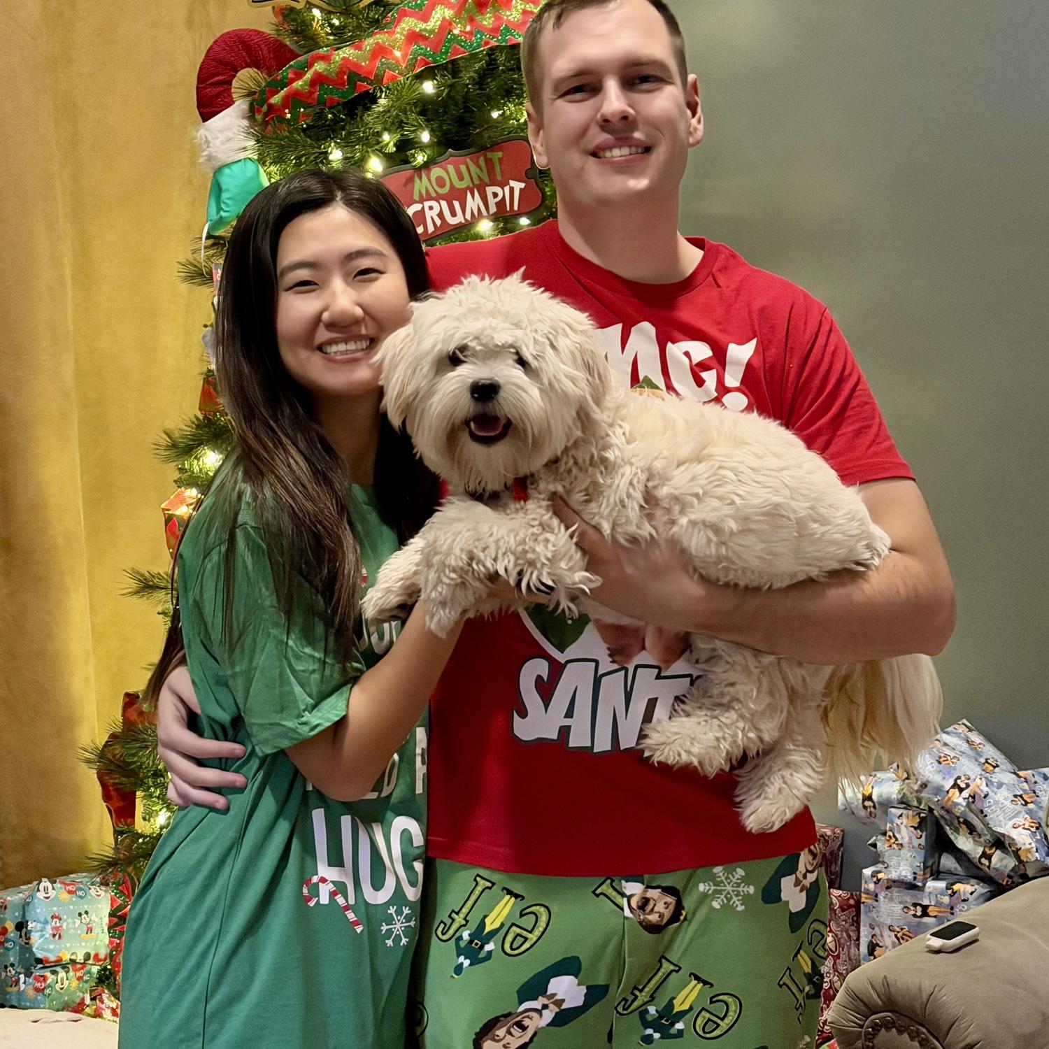 First Christmas with Ozzie boy!