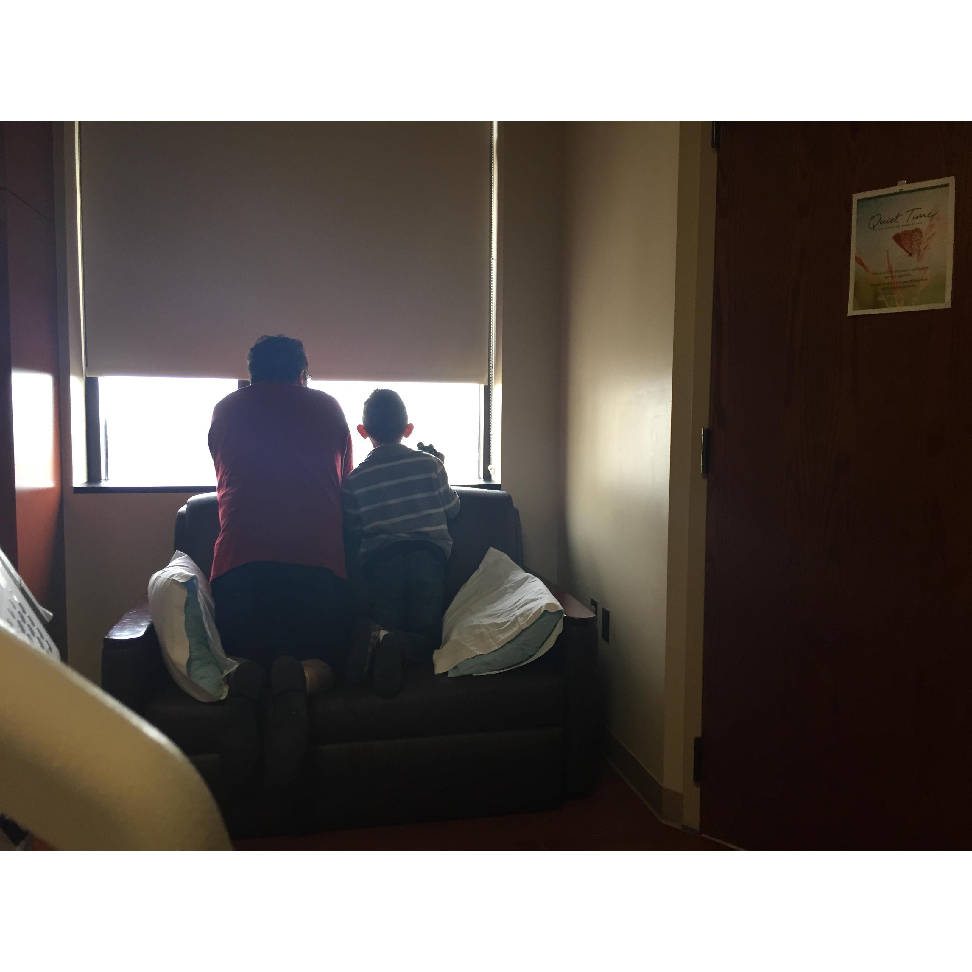 cir. November 2018
When Victoria had her emergency surgery, Patrick stayed by her side the entire time!