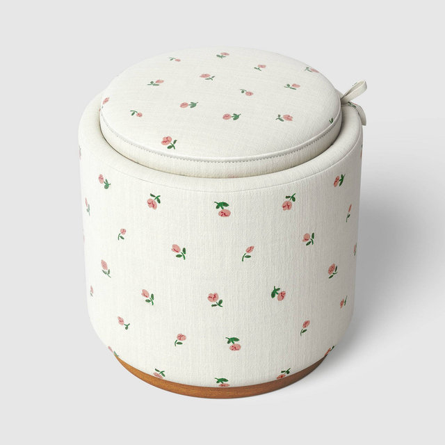 Dorm Storage Ottoman Floral - Room Essentials™