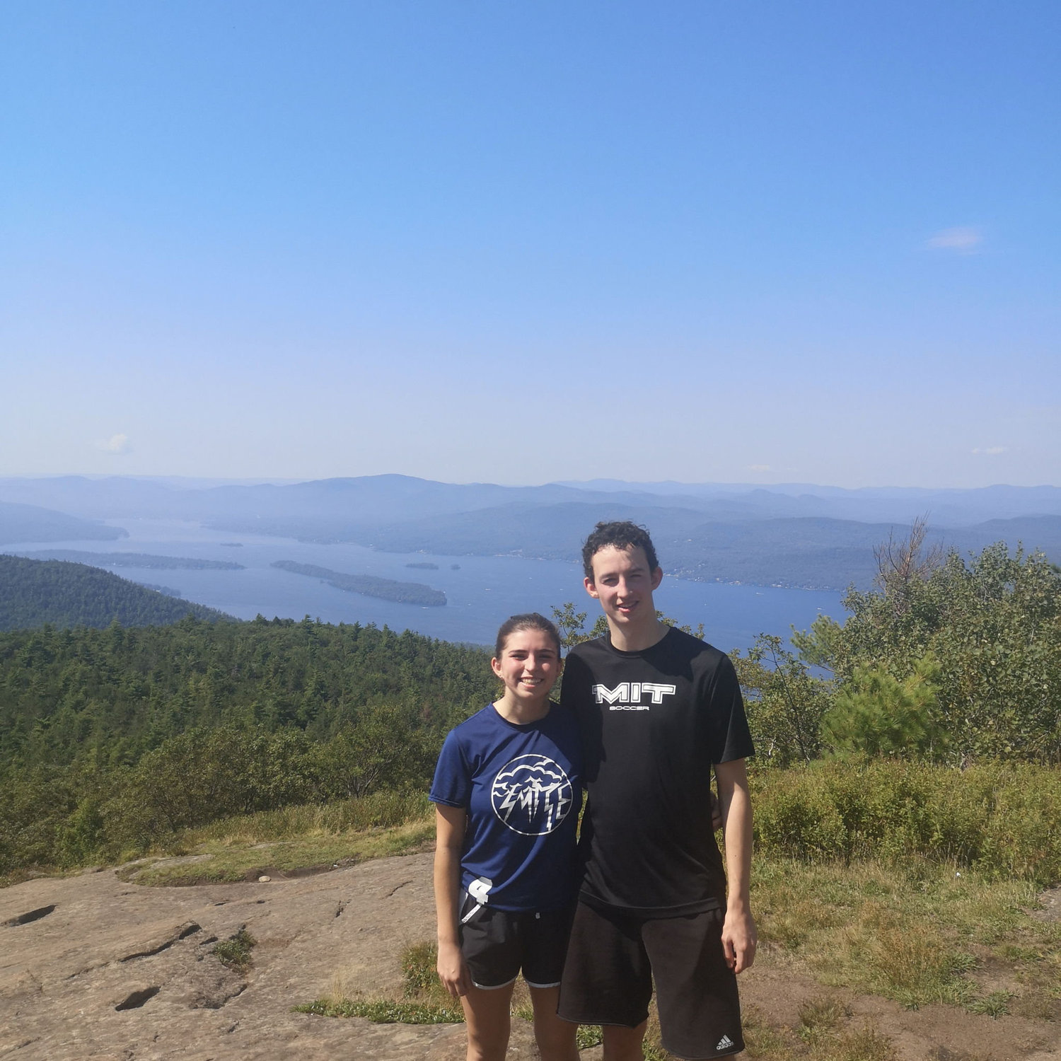 Sam and Luka's first vacation to Lake George in 2020!