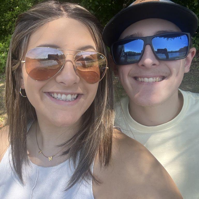 Our first picnic together, he even brought his parents' picnic basket they used... how special! June 14, 2023