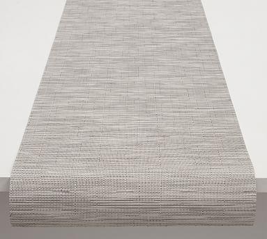 Chilewich Bamboo Indoor/Outdoor Table Runners- Chalk