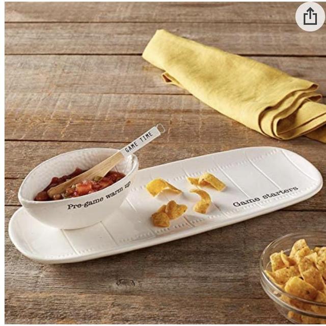 Game Day Tray and Bowl Set