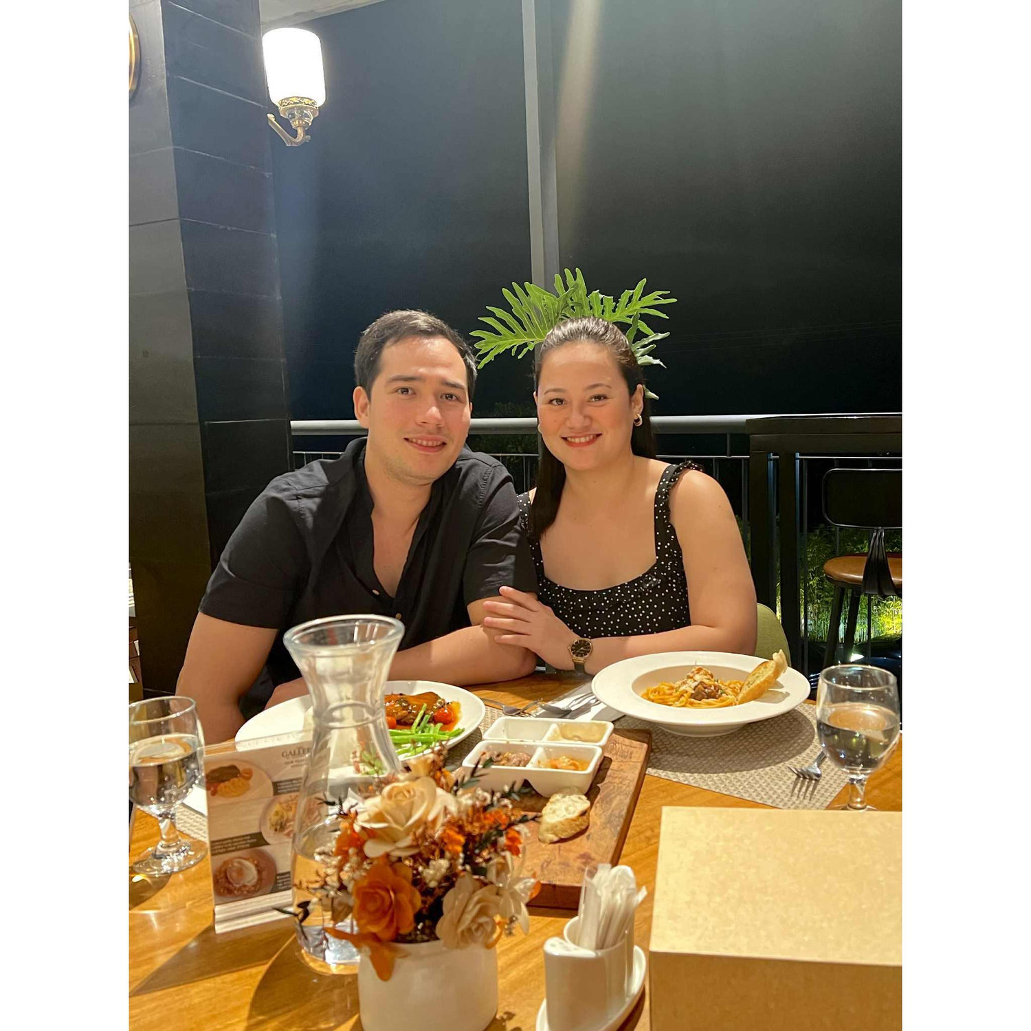 The last dinner before distance -- but we knew we'll always be together.