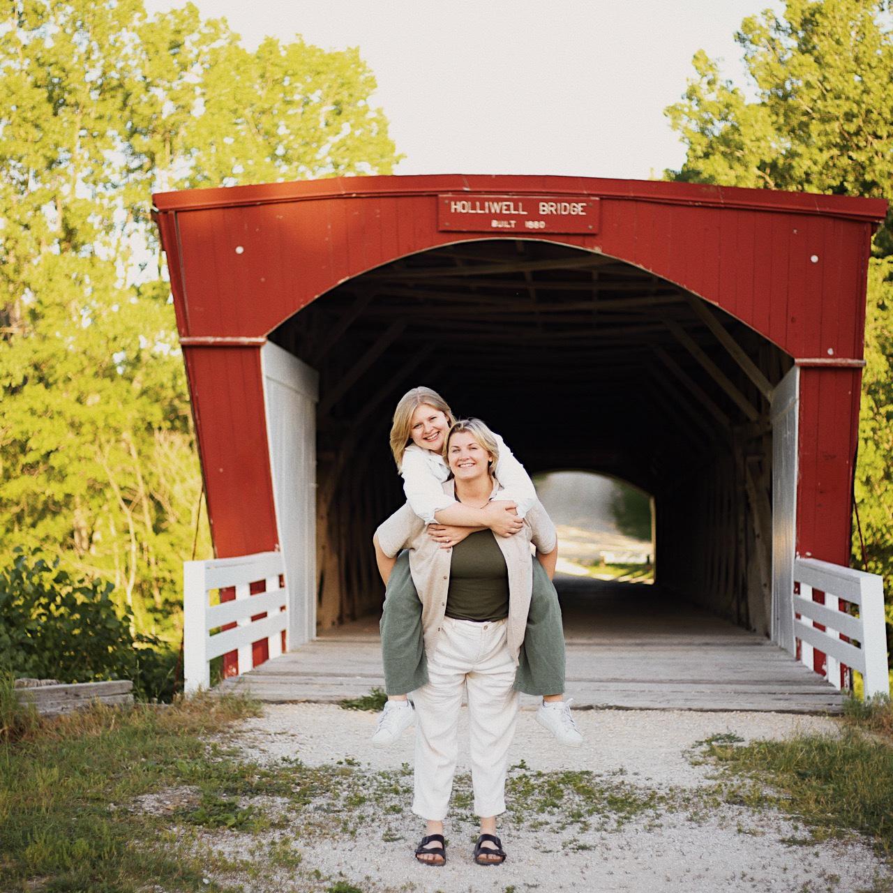 Our engagement getaway in Madison County, Iowa (2024)