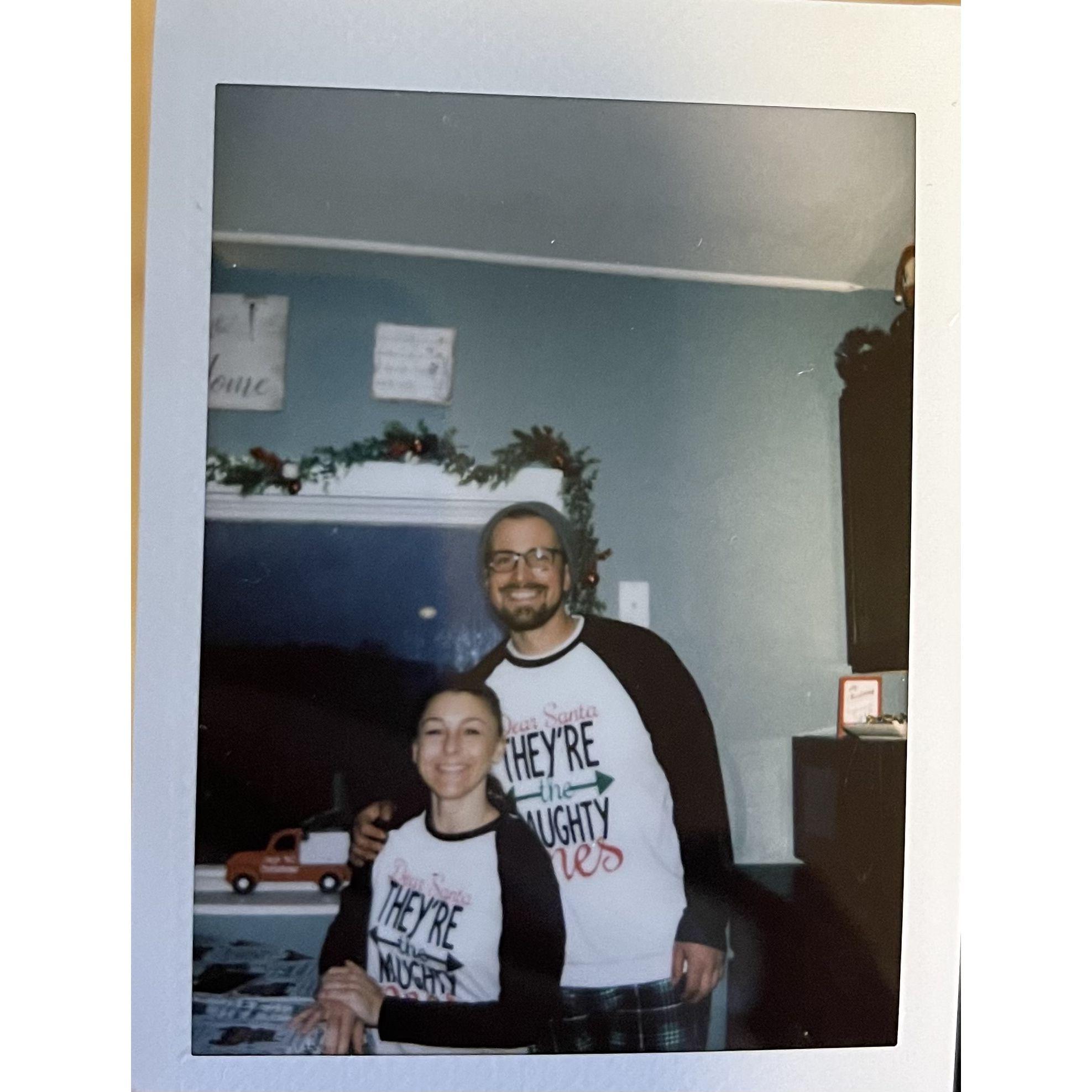 Matching Christmas jammies in PA