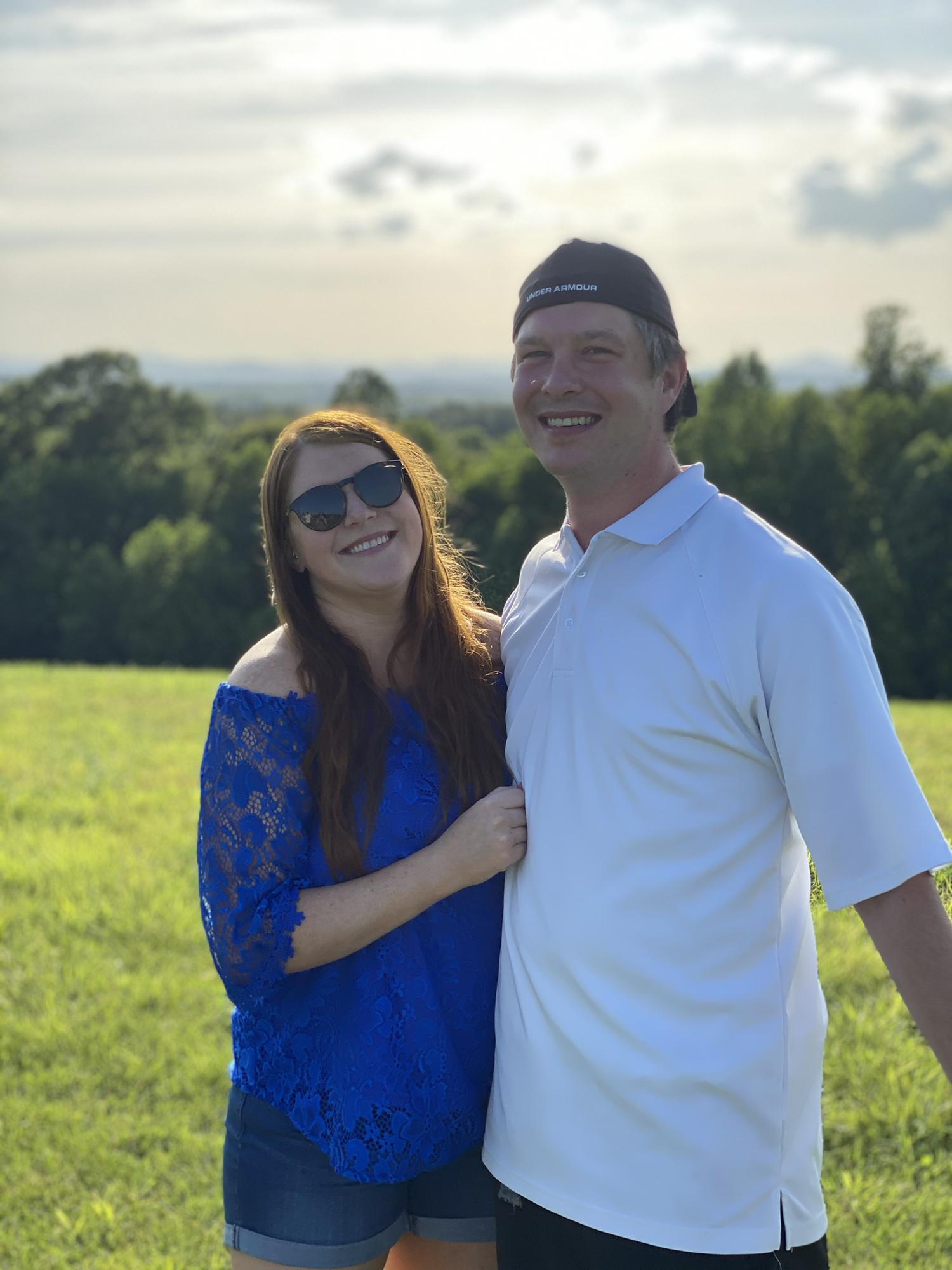Our first photo as an engaged couple. Look at his smile!