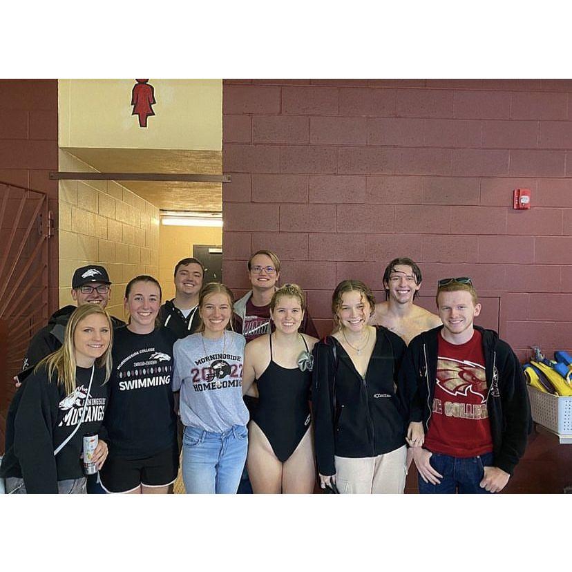 Surrounded by amazing friends during Morningside's 2022 Homecoming.
