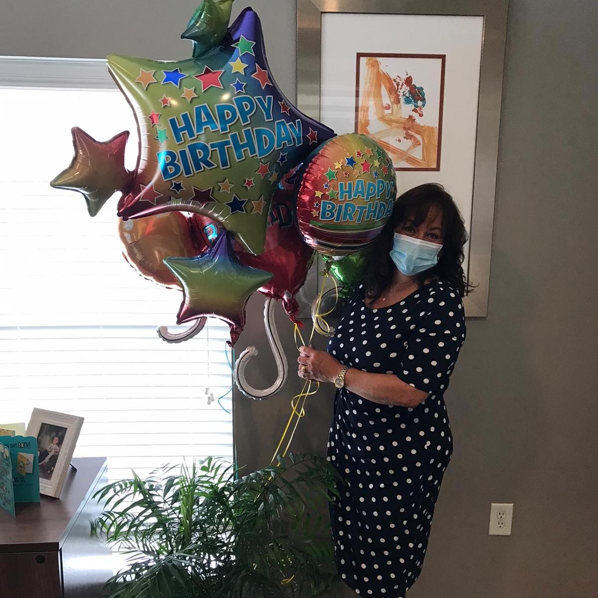 Surprising Darryl's mom at work!