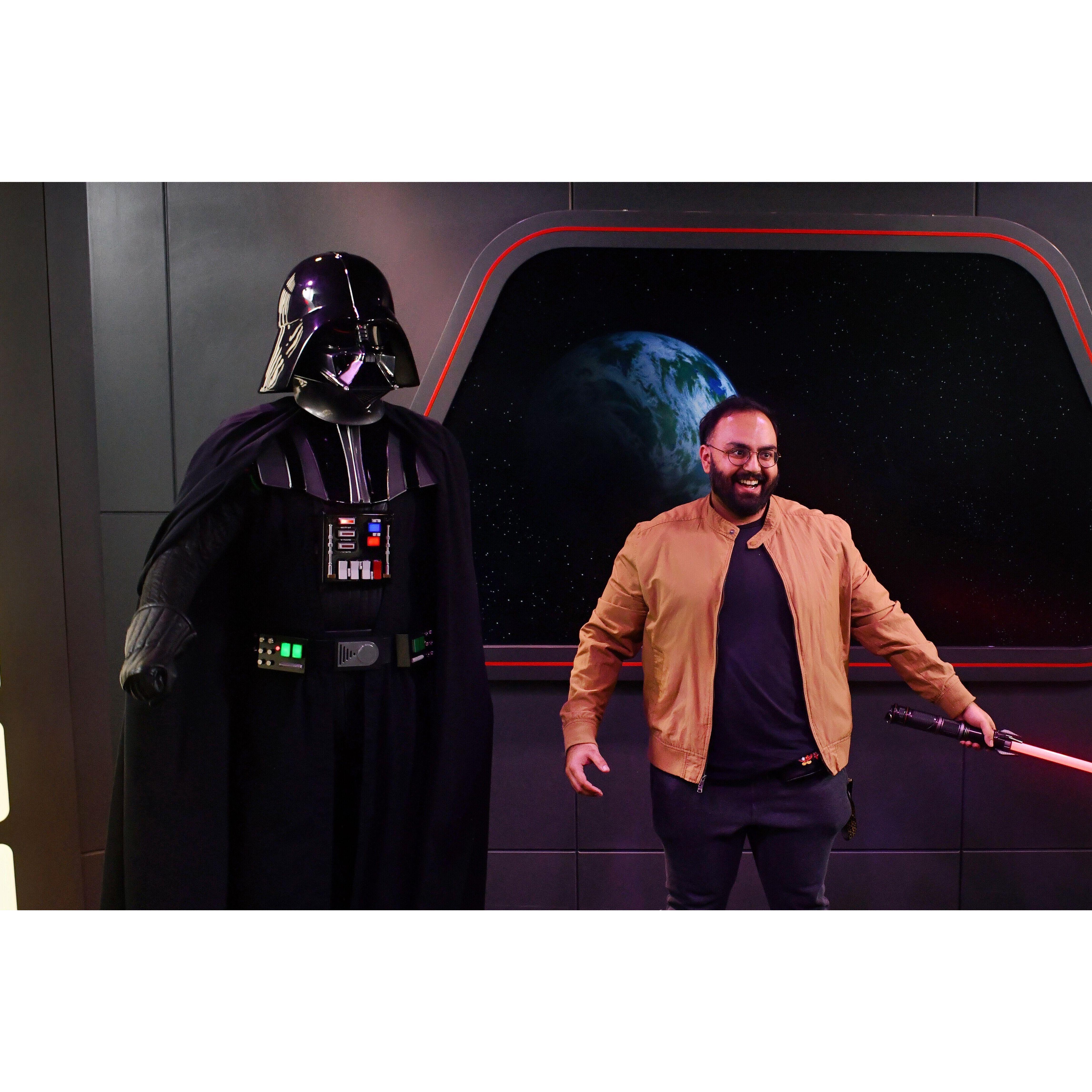 Rahum's favorite photo from their trip to Disney with Kelsey's family