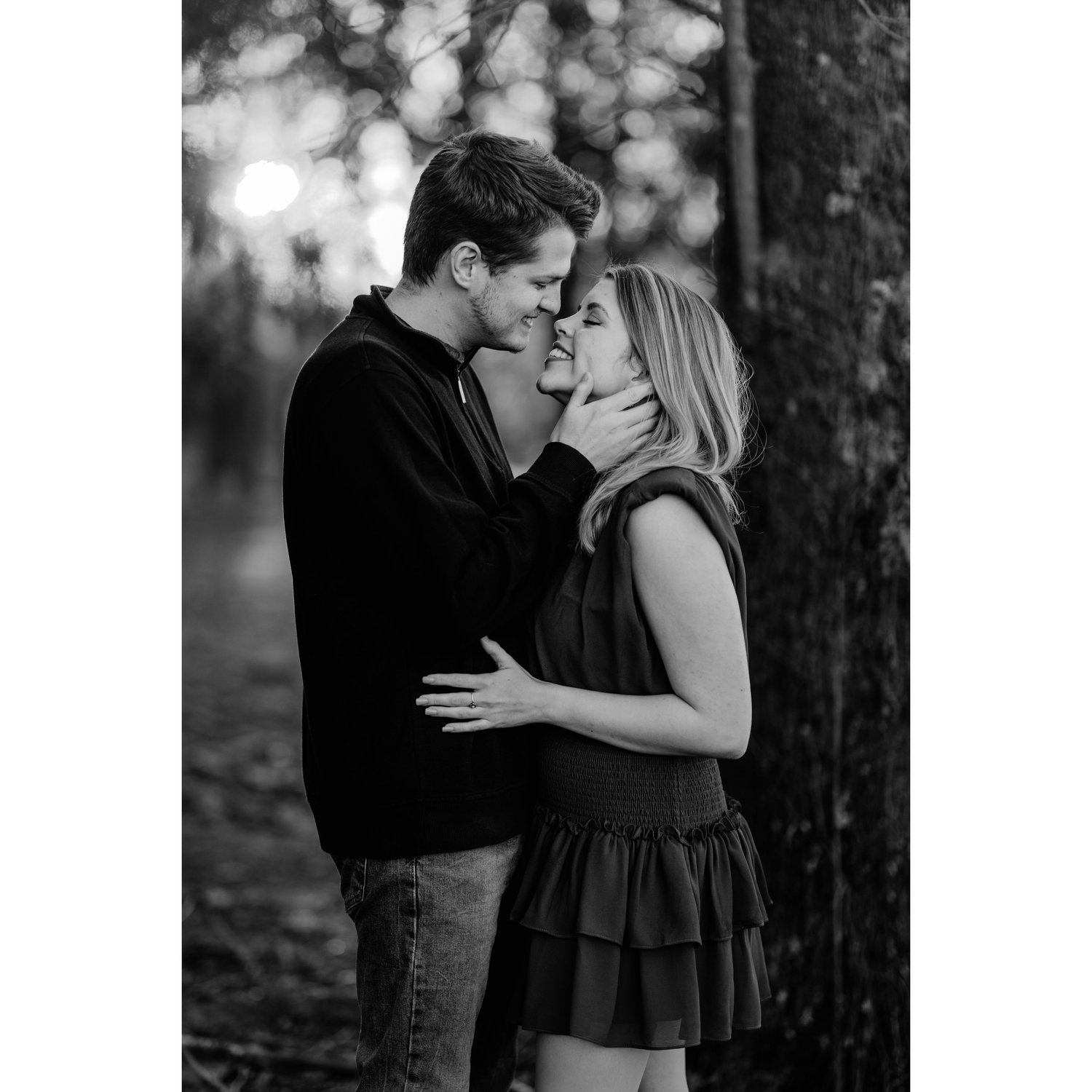 Our first professional photos together as a couple