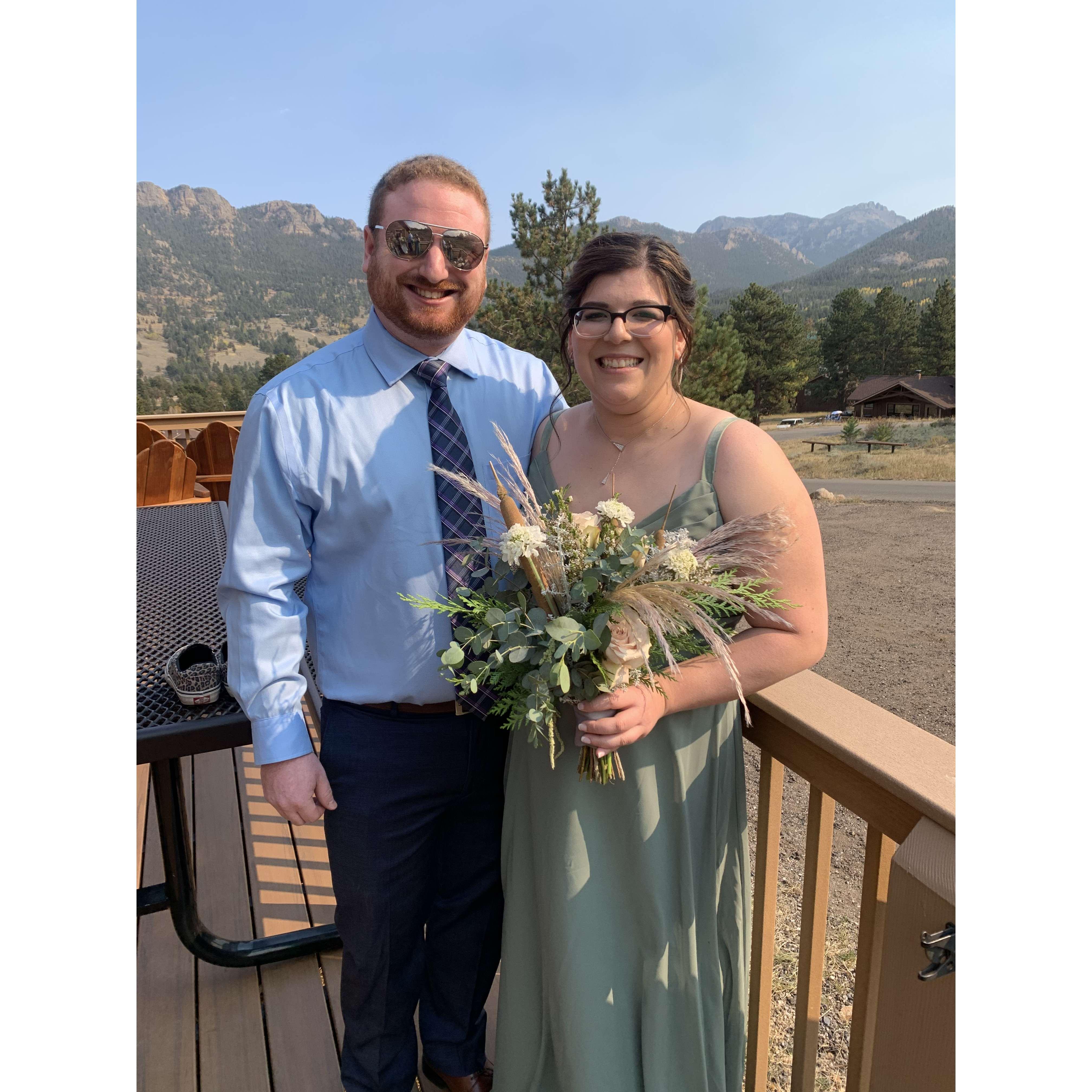 First Wedding Together (Oct. 2020)