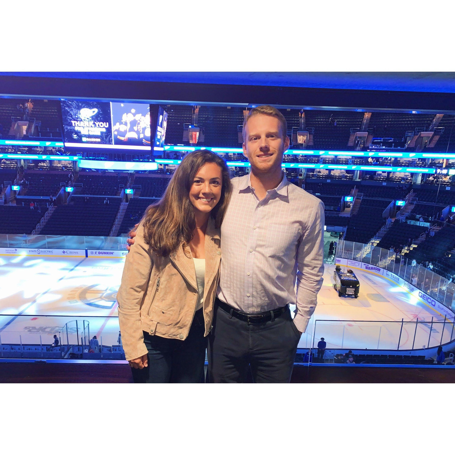 Our first Bruins Game!