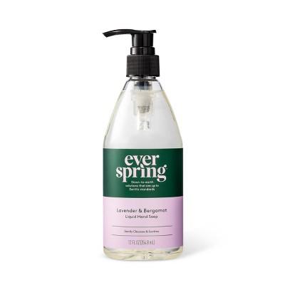Lavender &#38; Bergamot Liquid Hand Soap - 12 fl oz - Everspring&#8482;
