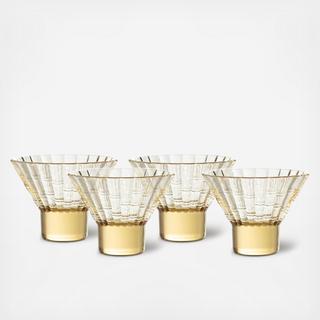 Mahalo Martini Glass, Set of 4