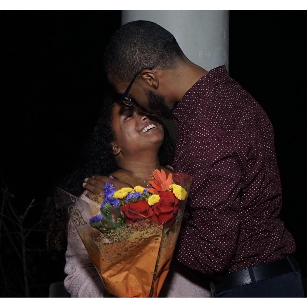 The night Tevin proposed to me!! ❤️