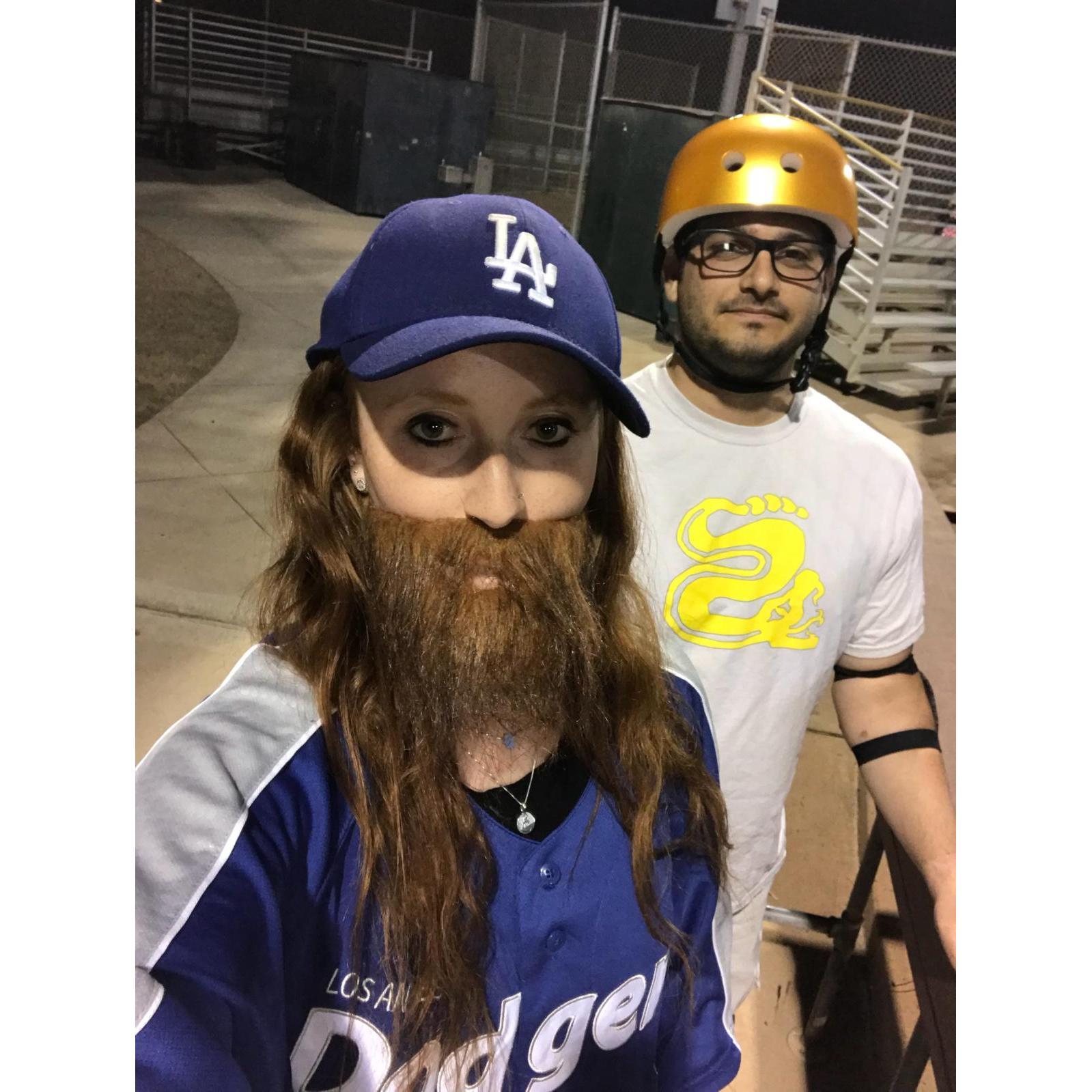Our first picture together