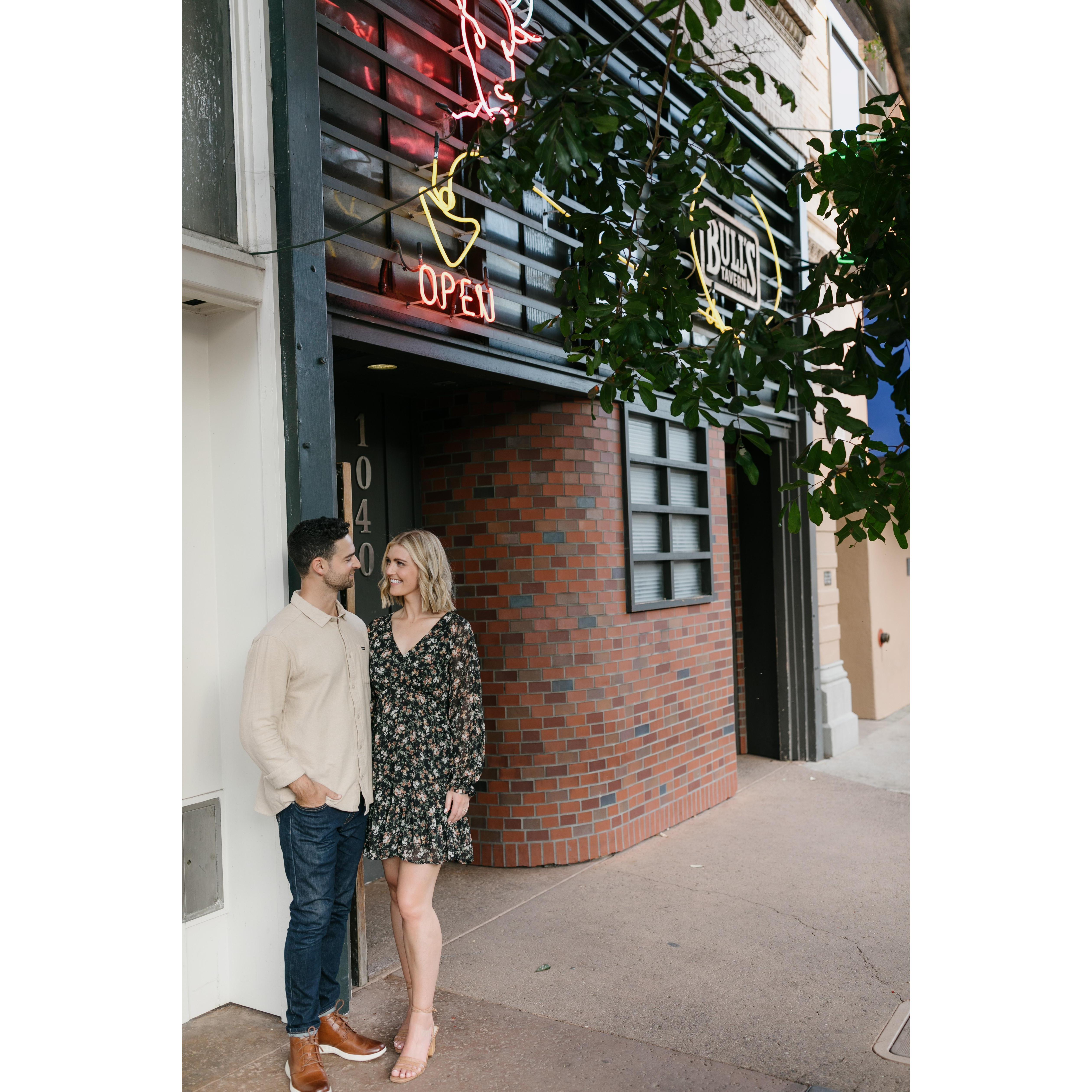 You'll always find us at our favorite place, aka Bull's, whenever we are in town