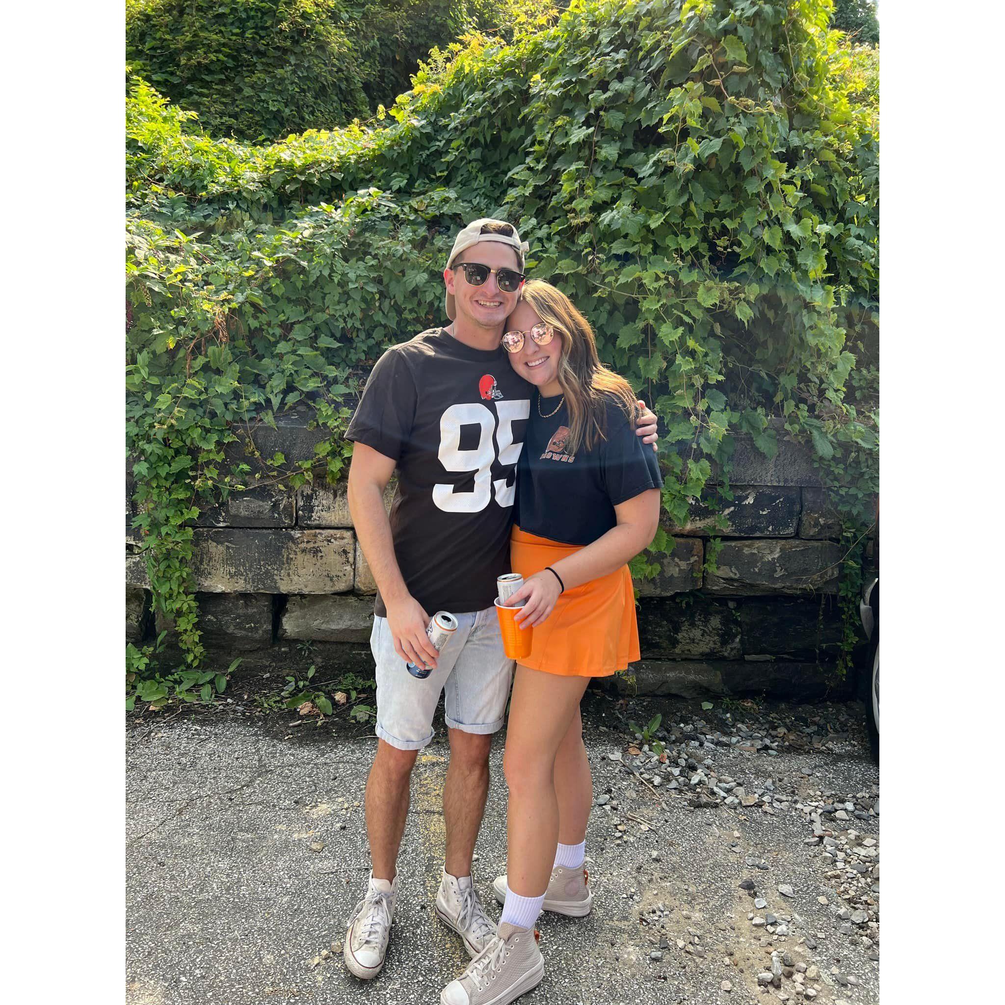 We both share a love and hate relationship with the Browns.