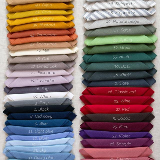 Natural linen pillowcases with envelope closure. Eco pillowcase. Linen pillow shams. Custom size. Various colors.