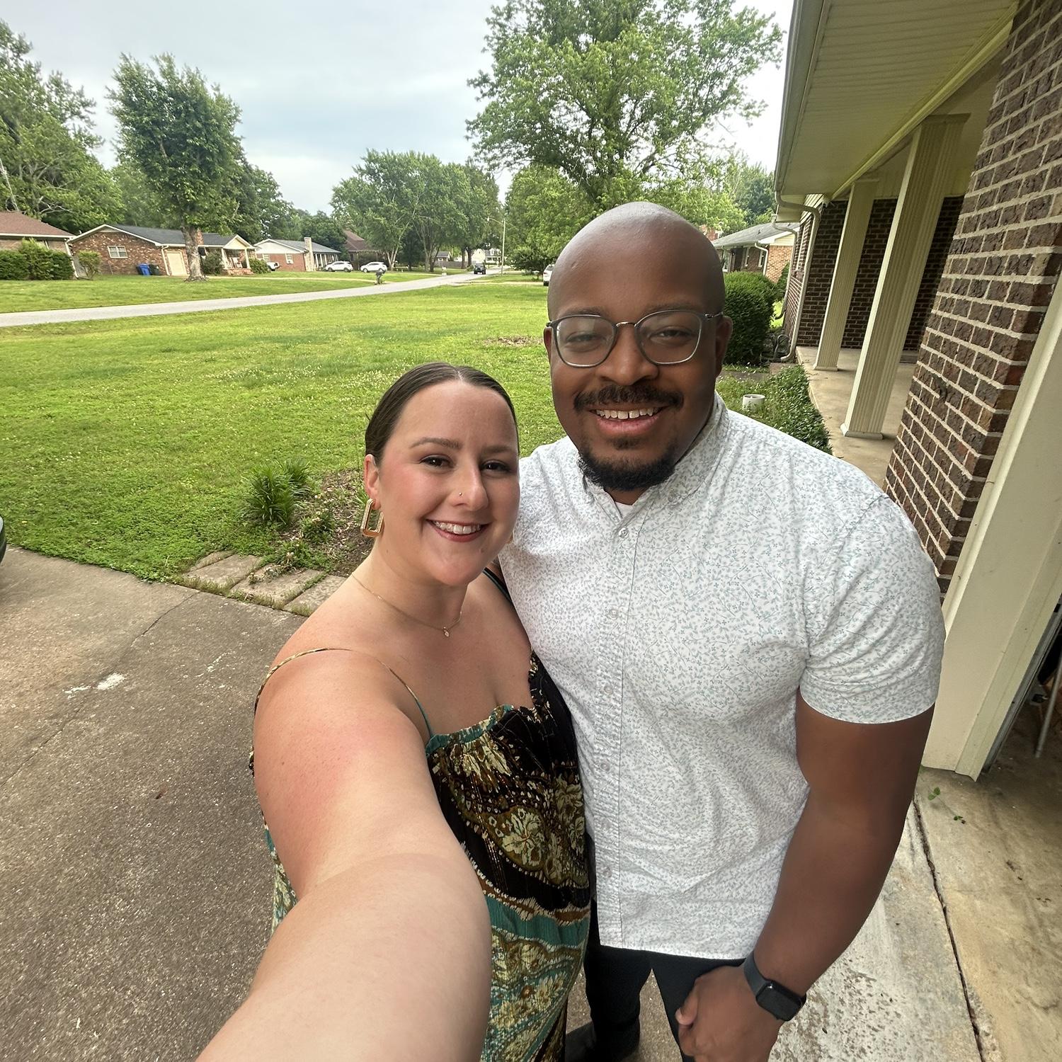 5/16/25- Welcome Party for Jess and Seth in Athens, AL. One year later to the day  we will be married :)