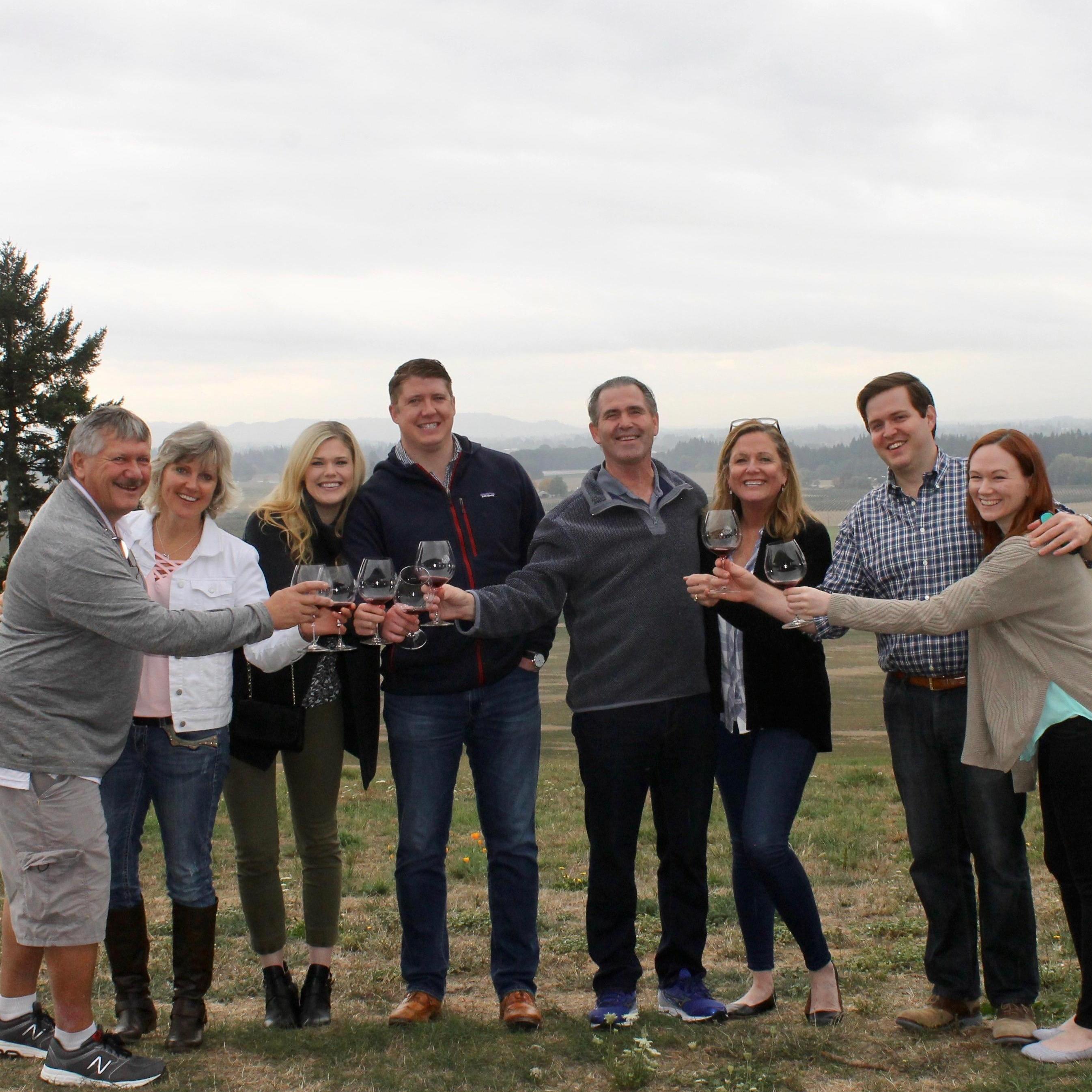 Family came to visit for Christa's 30th birthday!