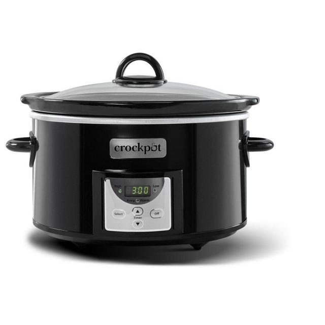 Crockpot™ 4-Qt. Digital Countdown Slow Cooker, Black