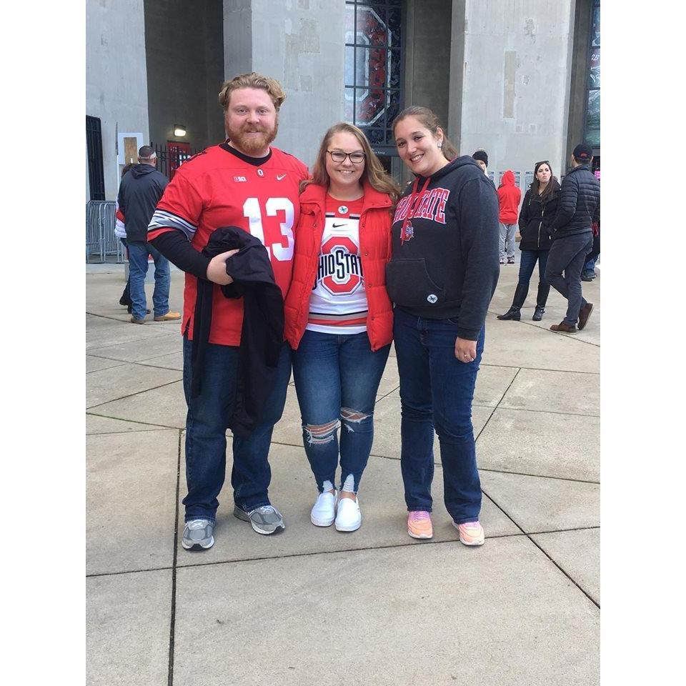 Met up with Julie before the game!
