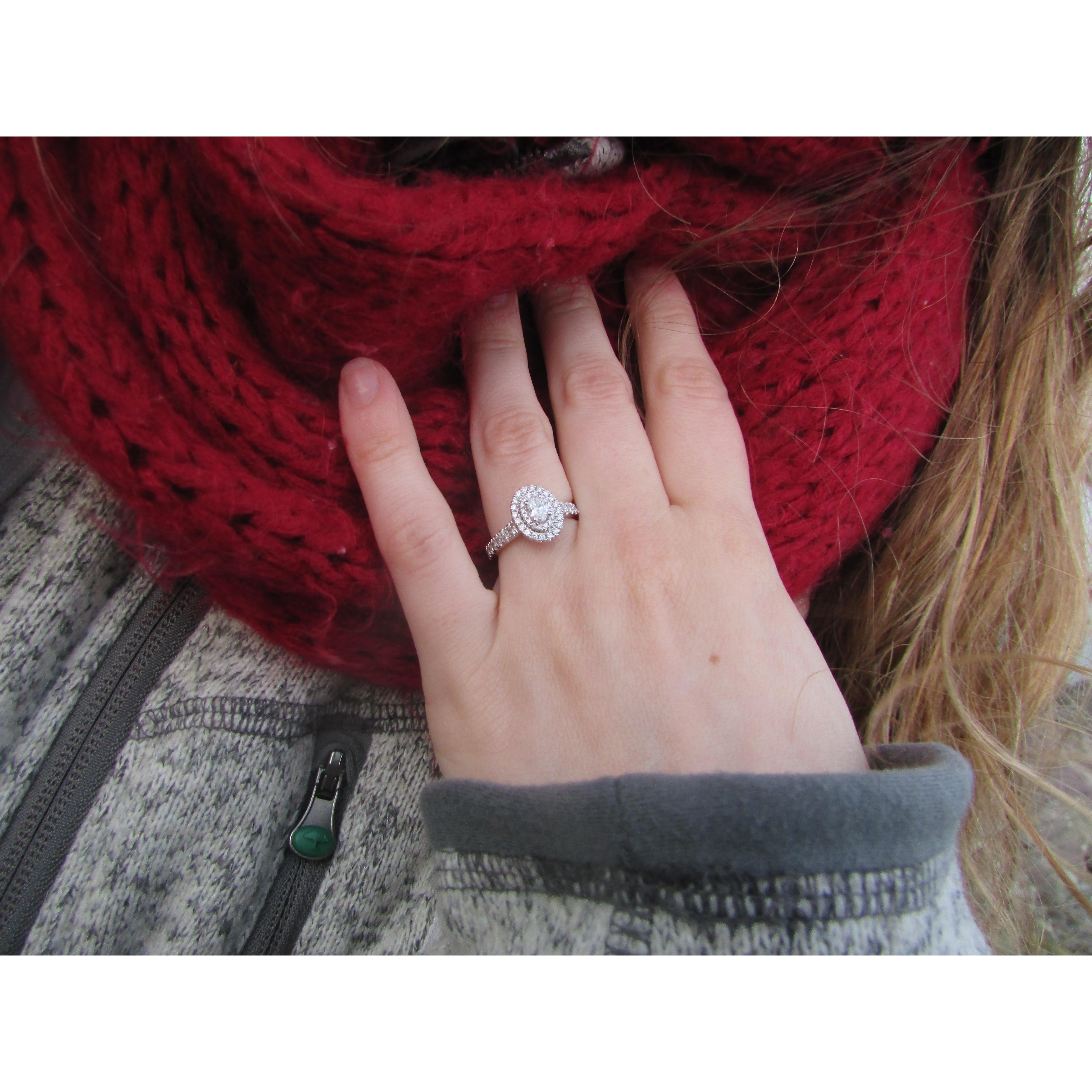 Buck picked this ring out along with the help of his Mom and Grandmother. He did GOOD!
