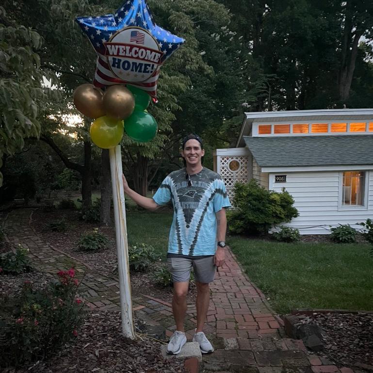 Jack arriving at the Chicken Coop after moving from Denver