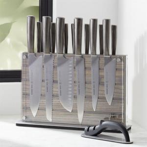 Schmidt Brothers - Schmidt Brothers ® Grey Shiplap 15-Piece Knife Set