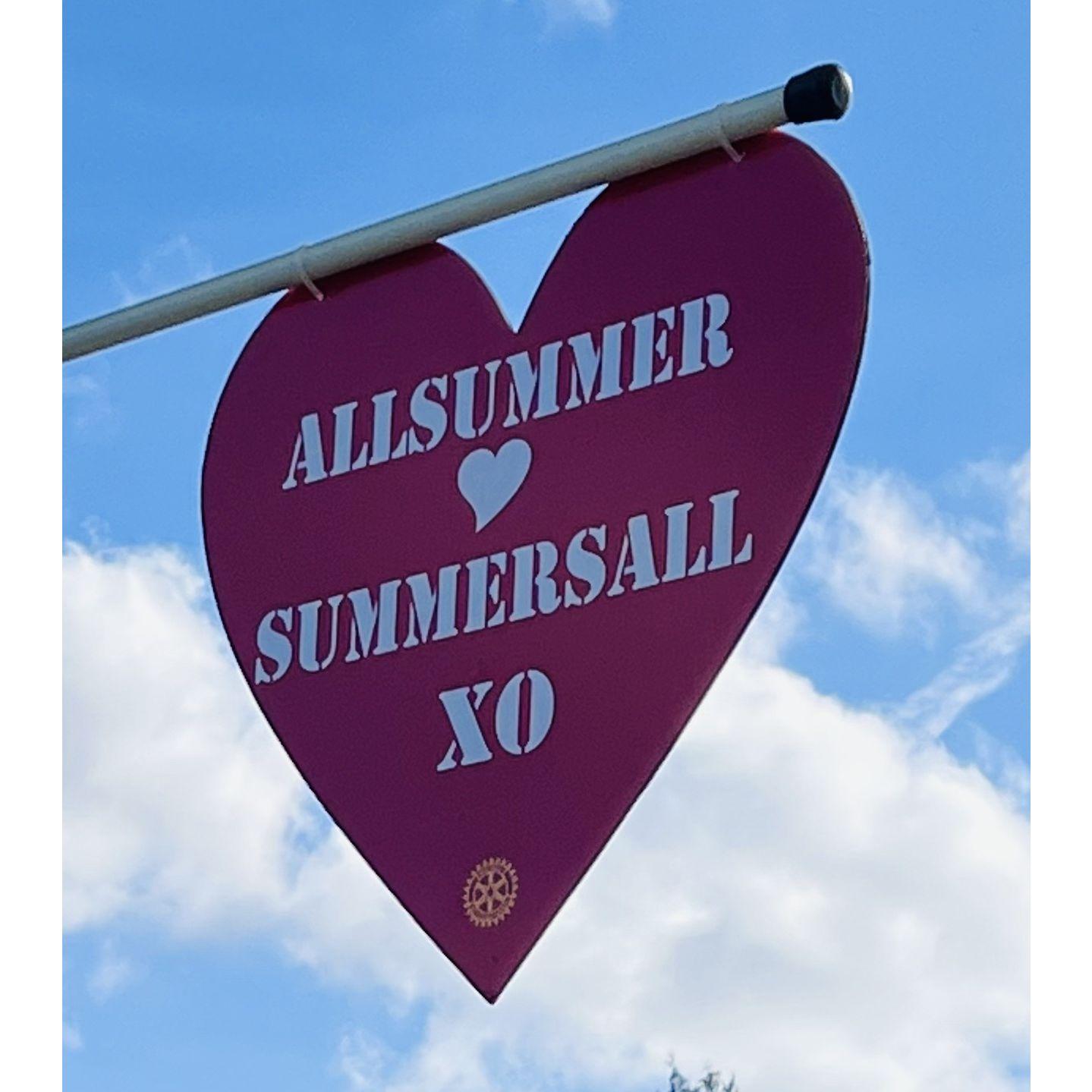 Valentines Day on Duvall's Walk of Hearts - combines Allen and Summers