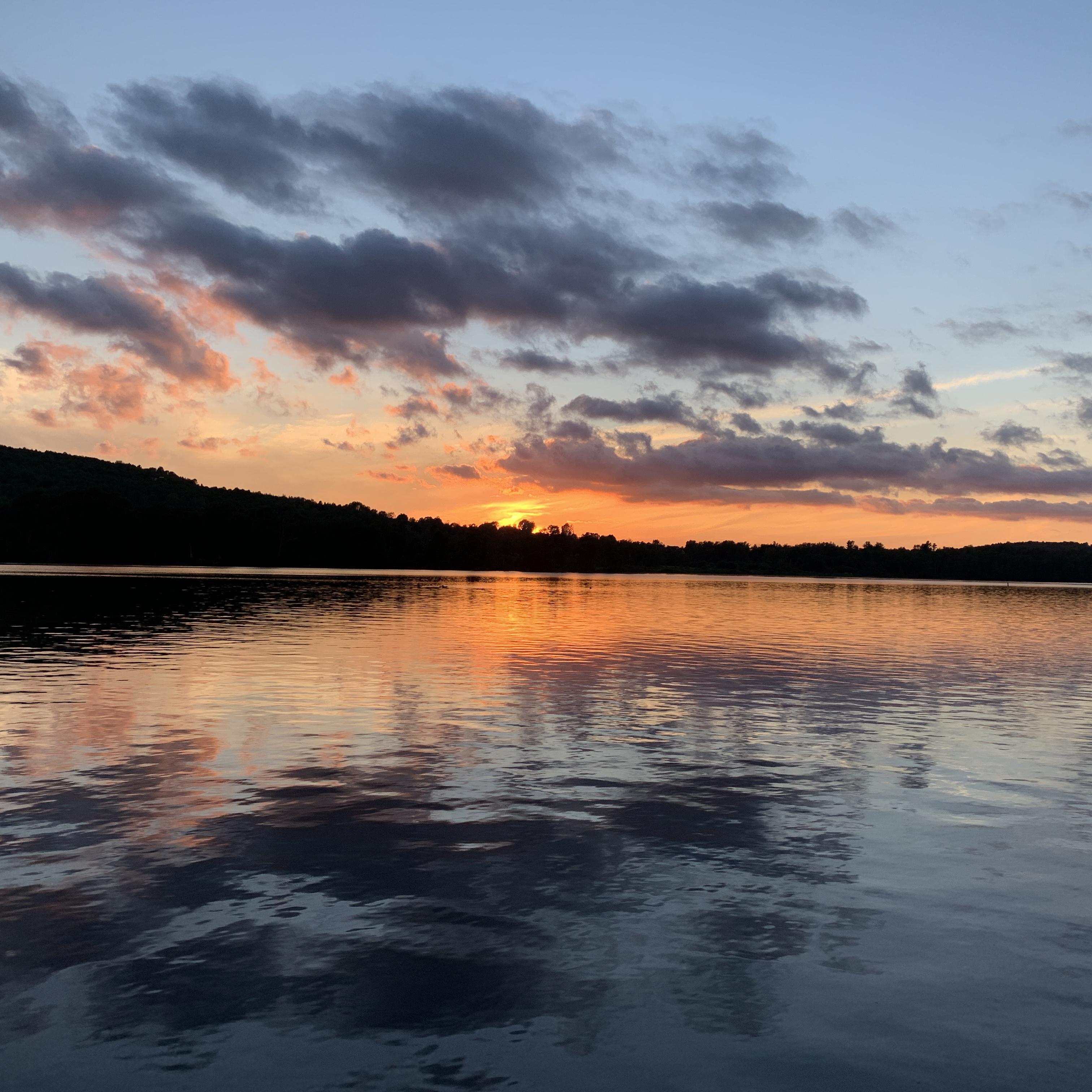 Iroquois summer sunset.