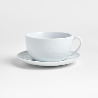 Mercer Cappuccino Cup and Saucer, Set of 4
