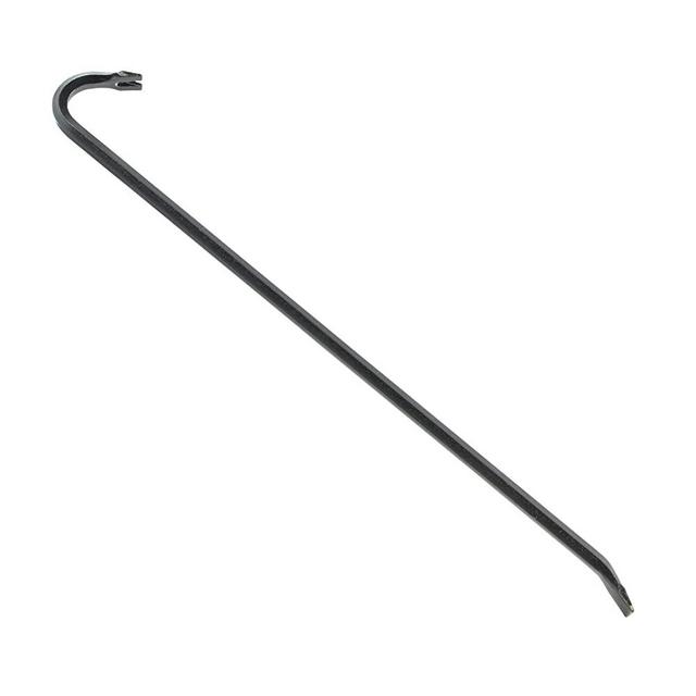 Edward Tools Gooseneck Wrecking Bar - Extra strength drop forged steel pry bar for easier demolition - Gooseneck for added ripping bar leverage - Nail puller end/chisel end - Rust proof (36 Inch)
