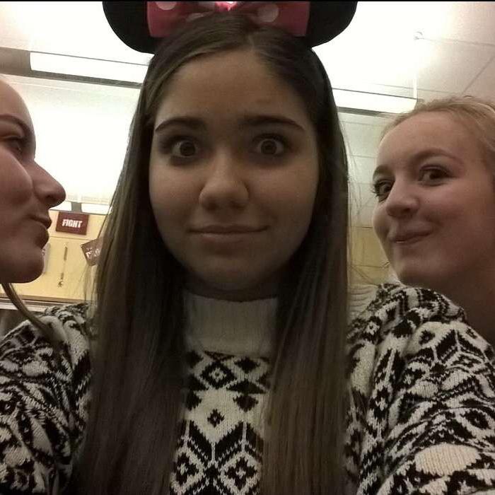 Chloe and Savannah freshman year!
