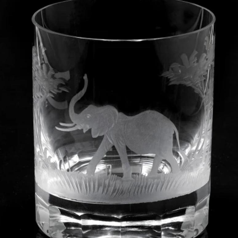 Queen Lace Crystal African Animals - Elephant
