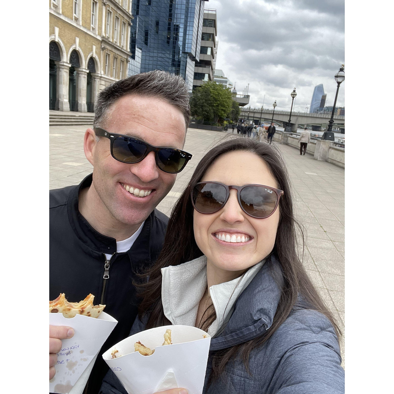 Zoo crepes- after visiting the Tower of London!