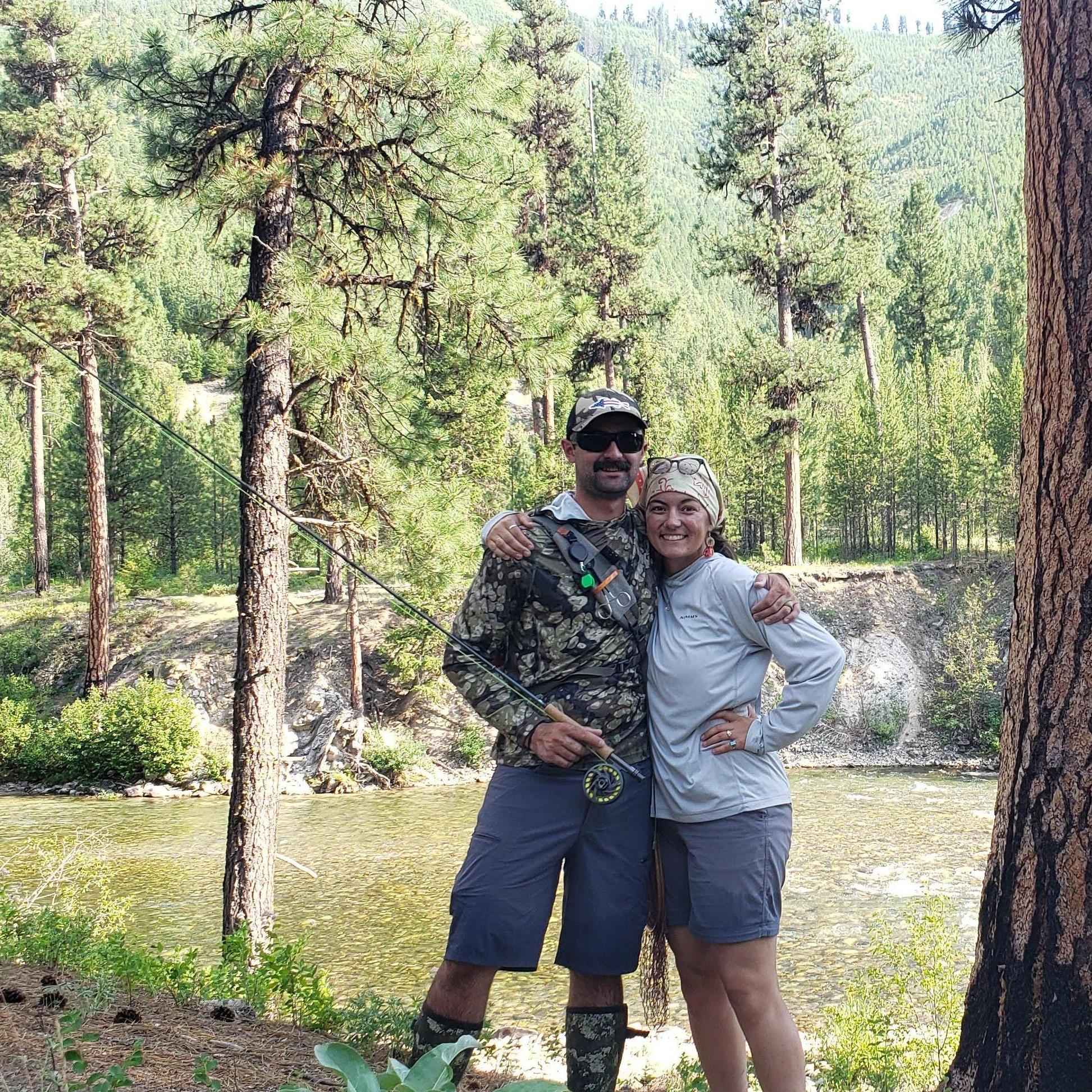 fly fishing date near Lowman, ID. July 2021
