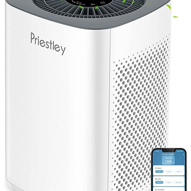 Air Purifiers for Home Large Room up to 1000 Ft², Smart WiFi Control, Removes 99.97% of Particles with H13 True HEPA Filter for 3-Stage Filtration, Air Cleaner for Allergies, Pets, Smoke