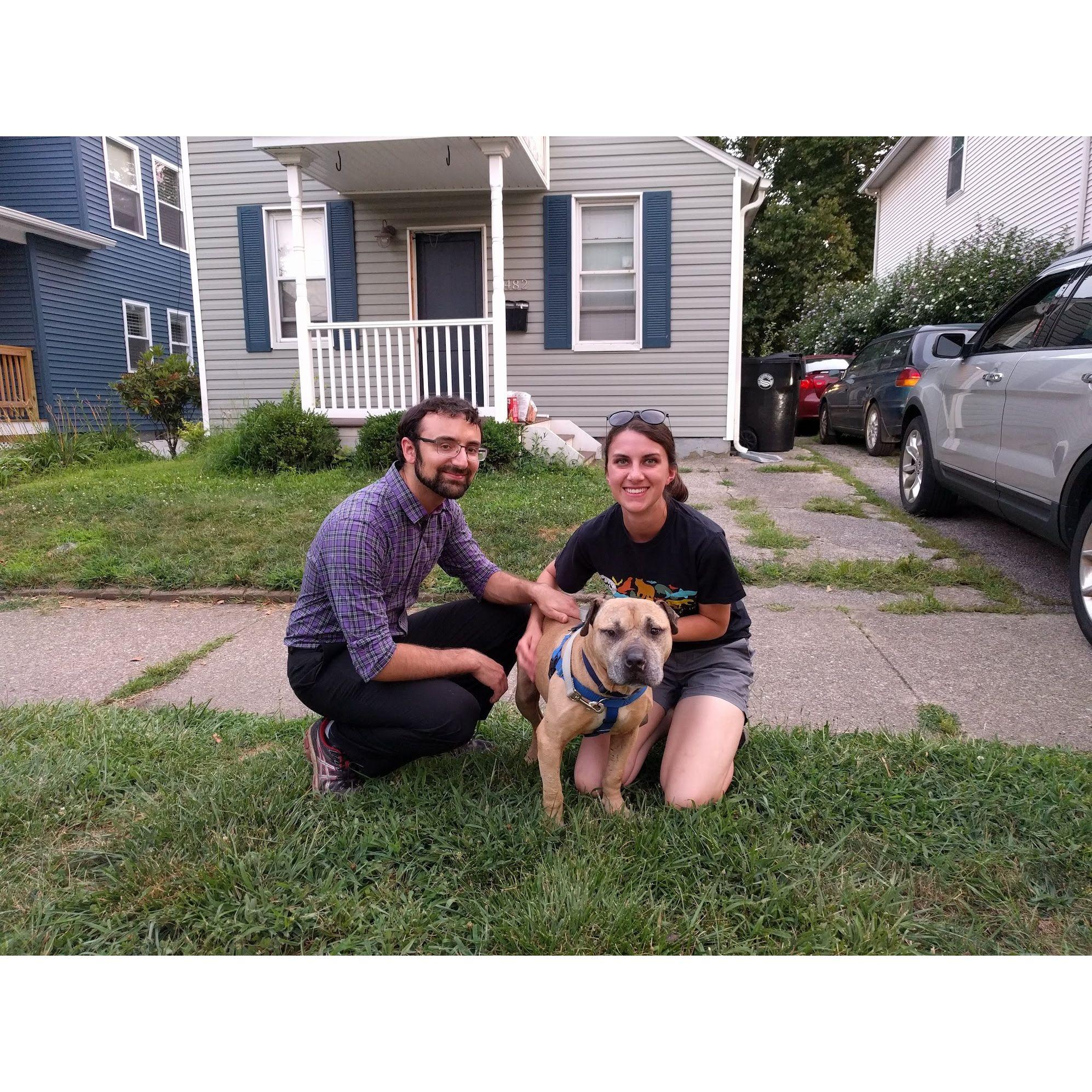 Saying goodbye to one of our foster dogs in 2018